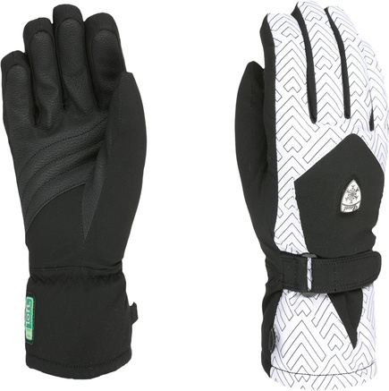 Dámské snowboardové rukavice Level - Hero (pk white)