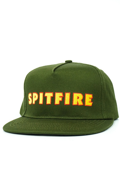 Baseballová čepice Spitfire - LTB Script Snapback (olivová)