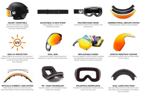 Brýle Dragon NFX MAG OTG - Coolwave Lumalens Celeste IR a Lumalens Amber Lens