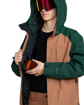 Snowboardová bunda Volcom - Dua Ins Gore-Tex (červená)