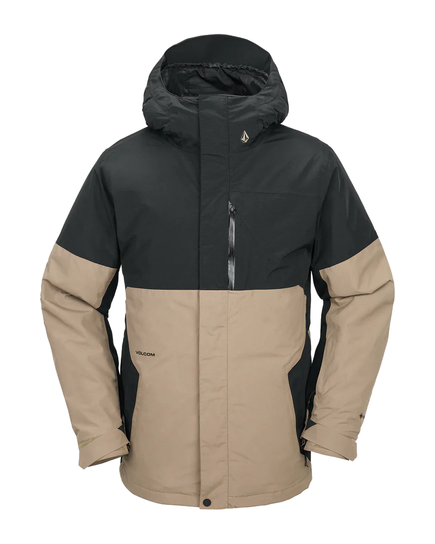 Snowboardová bunda Volcom - L Ins Gore-Tex (kaštanově hnědá)