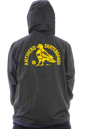 Bunda Antihero - Rock Dove Zip Jacket (černá/žlutá)