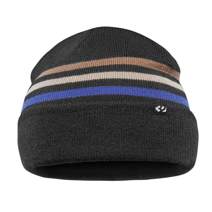 Zimní čepice Thirty Two - Stripe Beanie (černá/modrá)