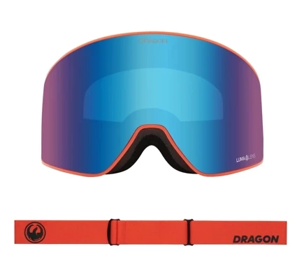 Brýle Dragon PXV2 - Ionizované čočky Flame Lumalens Blue a Lumalens Light Rose Lens