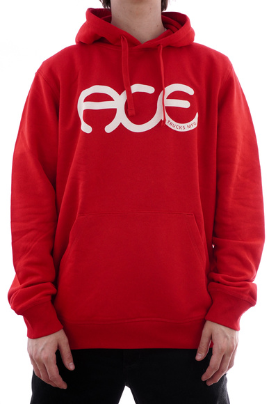 Ace - Mikina s kapucí Rings (červená)