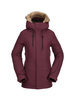 Dámská snowboardová bunda Volcom - WMN Shadow Ins (merlot)