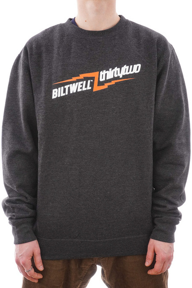 Mikina ThirtyTwo - Biltwell Crew (charcoal)