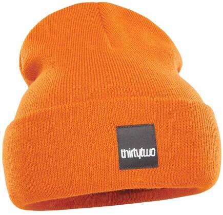 Zimní čepice Thirty Two - Patch beanie (oranžová)