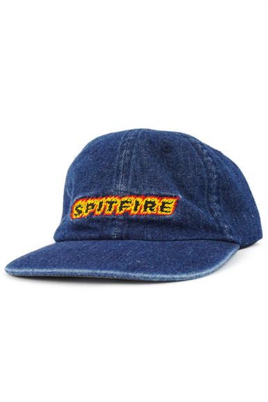 Kšiltovka Spitfire - Flames Script Strap (Denim)