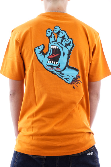 Tričko Santa Cruz - Screaming Hand Chest (jantarová)