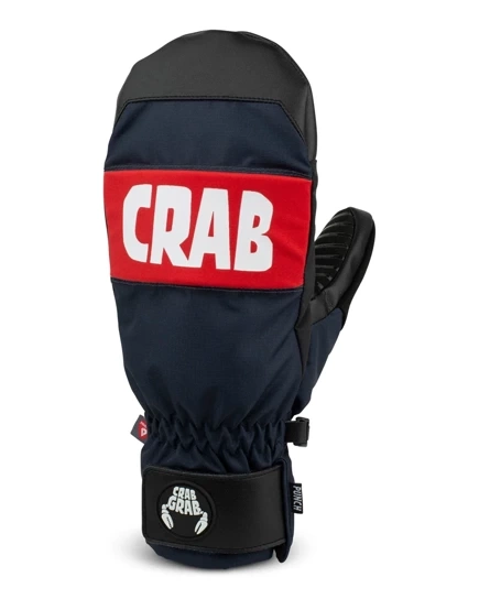 Snowboardové rukavice Crab Grab - Punch Mitt (navi a červená)