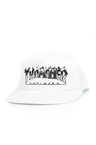 Kšiltovka Thrasher - Pigeon Mag Snapback (bílá)
