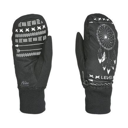 Dámské snowboardové rukavice Level - Glove Coral Mitt black-white