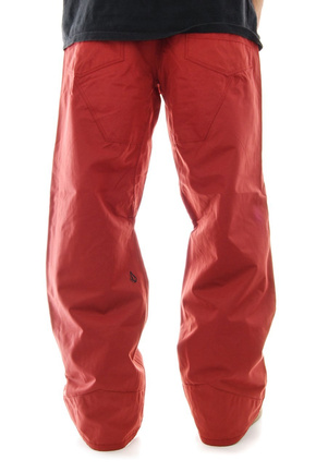 Snowboardové kalhoty Volcom - Carbon Burnt Red