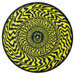 Podložka pod gramofon Spitfire - Sliptmat Classic Swirl (žlutá/černá)