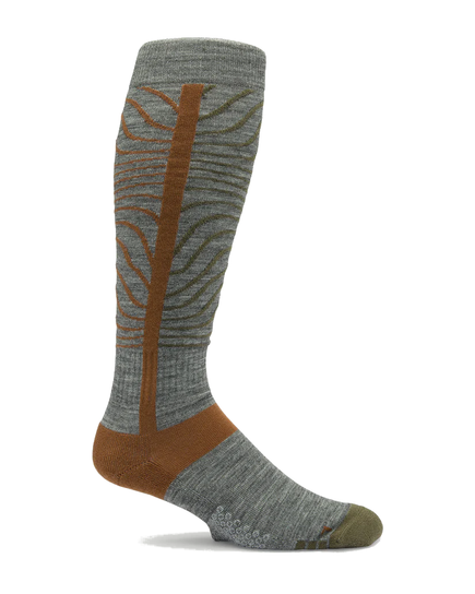 Ponožky Volcom - Heavy Over The Calf (Heather Grey)