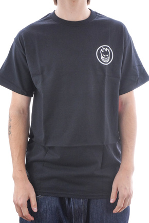 Tričko Spitfire - Classic Swirl Overlay černá/bílá/šedá