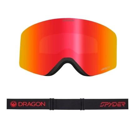 Brýle Dragon R1 OTG x Spyder - Black Red Lumalens Red Ionized & Lumalens Light Rose Lens