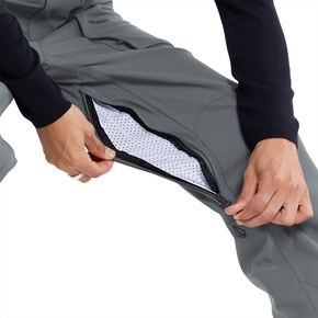 Snowboardové kalhoty Volcom - Roan BIB Overall (tmavě šedá)