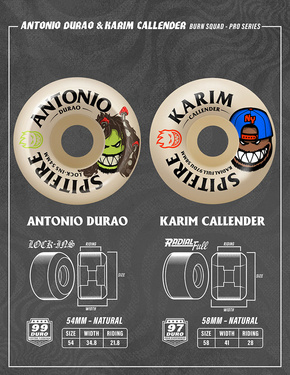 Kola Spitfire - F4 97du Radial Full Karim Callender Burn Squad (přírodní)