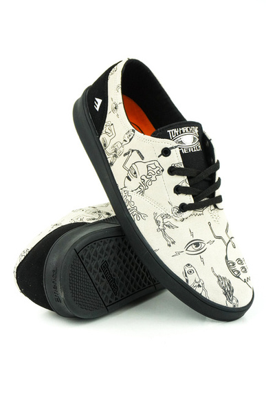 Boty Emerica - The Romero Laced x Toy Machine (tan/black)