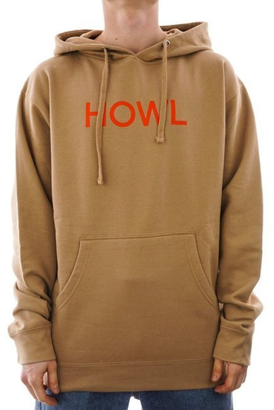 Mikina Howl - Logo (hnědá)