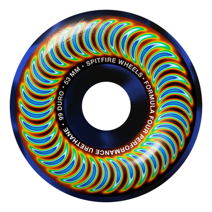 Kola Spitfire - F4 99du Classic Swirl Radioactive (černá/modrá)53mm
