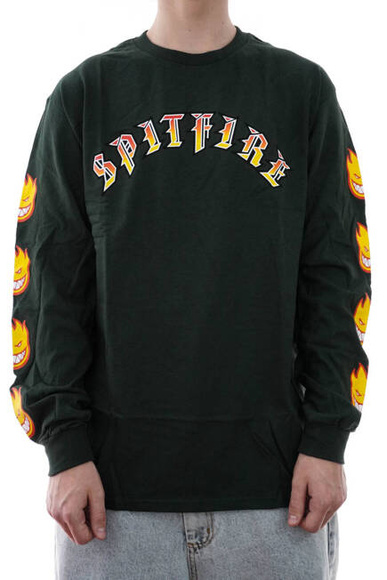 Mikina Spitfire - Old E Bighead (lesní zelená)