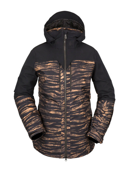 Dámská snowboardová bunda Volcom - WMN Shelter 3D Stretch (tygrovaný potisk)