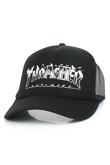 Kšiltovka Thrasher - Pigeon Mag Trucker (černá)