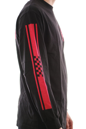 Ace - Retro dres s dlouhým rukávem černý