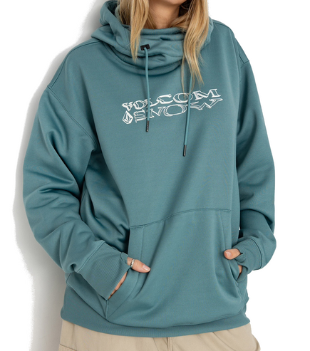Dámská snowboardová mikina Volcom - Riding Hydro P/O (heather grey)