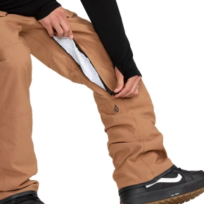 Snowboardové kalhoty Volcom - Roan BIB Overall (tmavě šedá)