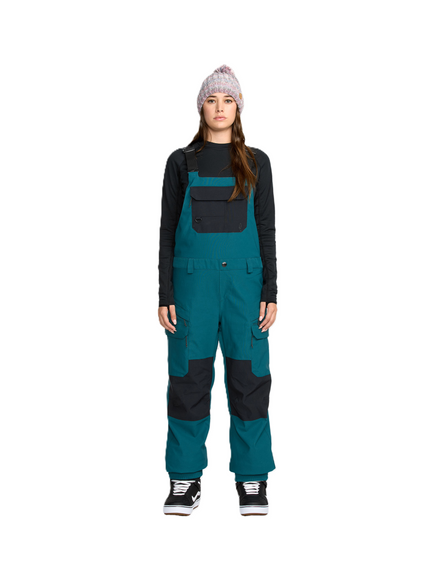Dámské snowboardové kalhoty Volcom - Creston 3d Stretch bib overall (balsam)