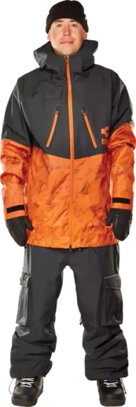 Snowboardová bunda ThirtyTwo - TM 3 (černá/oranžová)