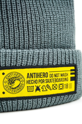 Kšiltovka Anti Hero - Hecho Por Skate Beanie (Charcoal/Yellow)