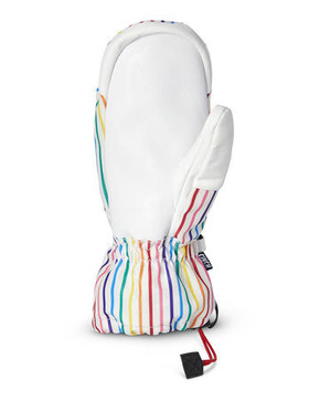 Snowboardové rukavice Crab Grab - Cinch Youth Mitt (duhové pruhy)