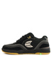 Boty Cariuma - Uba Pro Black Suede And Mesh Silver Cloud Logo Sneaker