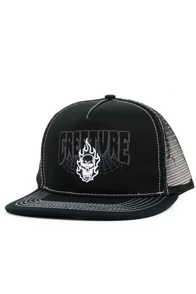 Baseballová čepice Creature - Bonehead 2 Relic Mesh Trucker (černá) 