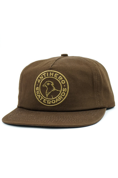 Baseballová čepice Antihero - Pigeon Round (tmavě hnědá)