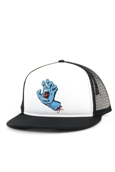  Snapback Santa Cruz - Classic Hand Mesh Back bílá/černá