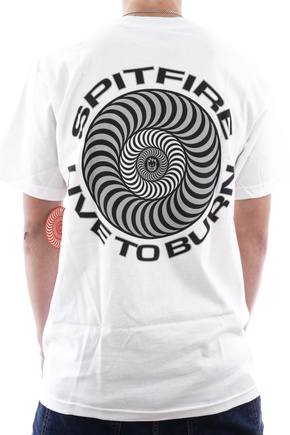 Spitfire - Live To Burn Classic T-Shirt (bílá)
