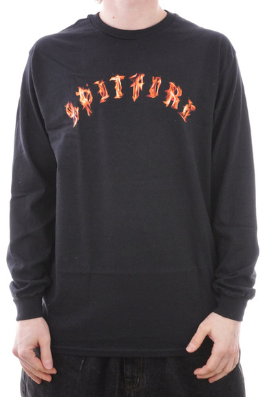 Spitfire Longsleeve - Flmd Old Eng (černá)