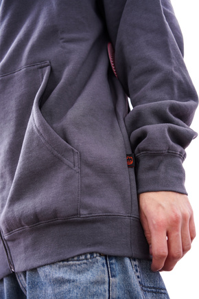 Mikina Spitfire - Zip Flames Script (černá)