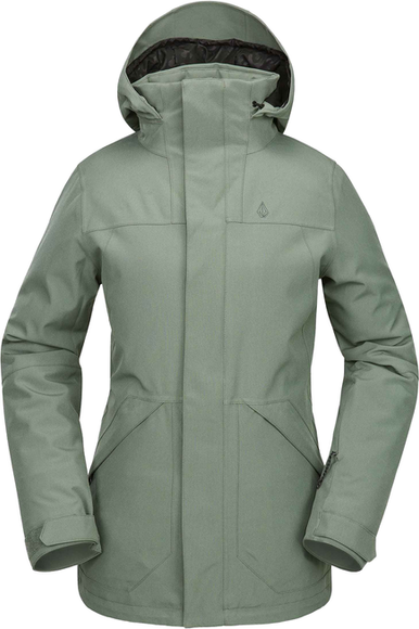 Dámská snowboardová bunda Volcom - Shelter 3D Stretch (lichen green)
