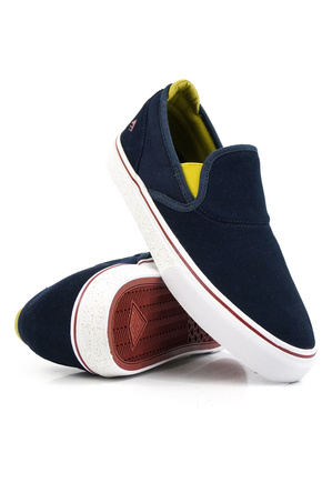 Boty Emerica - Wine G6 Slip On (navy/gold/white)