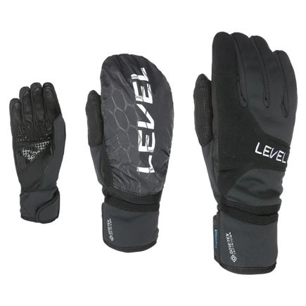 Snowboardové rukavice Level -Tempest I-Touch WINDSTOPPER® (černé)