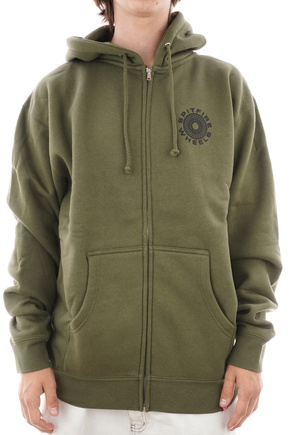 Mikina Spitfire - Zip Classic 87' Swirl (ruka/černá)