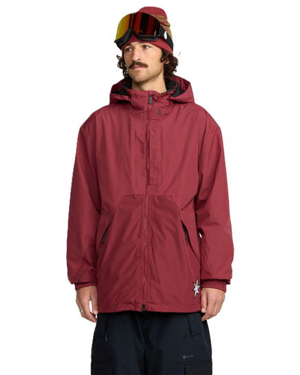 Snowboardová bunda Volcom - Dua Ins Gore-Tex (červená)