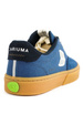 Boty Cariuma - Naioca Pro Gum Shadow Blue Suede and Canvas Ivory Logo Navy Sneaker